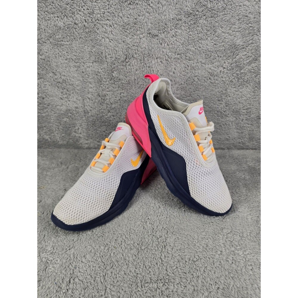Nike Women's Athletic Sneakers White Yellow Pink Navy